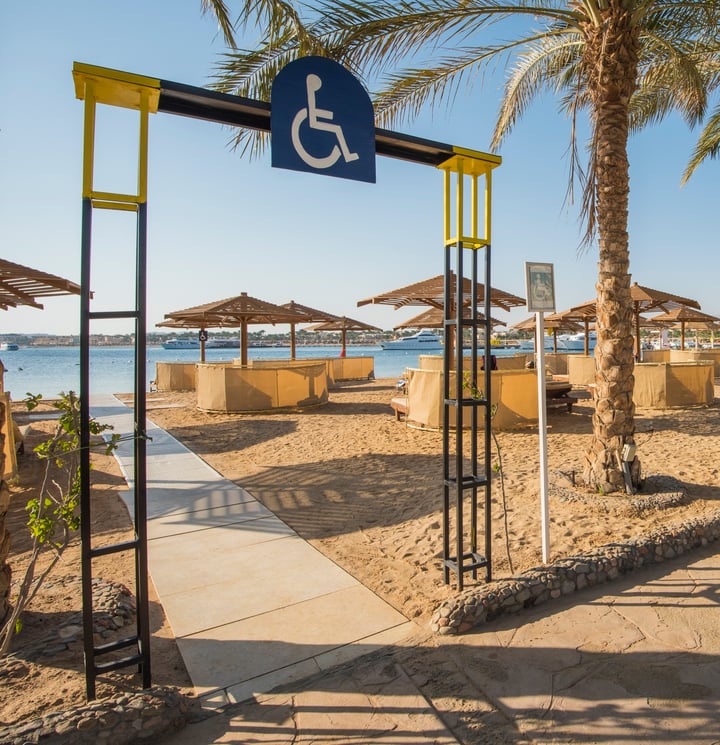 Accessible beach