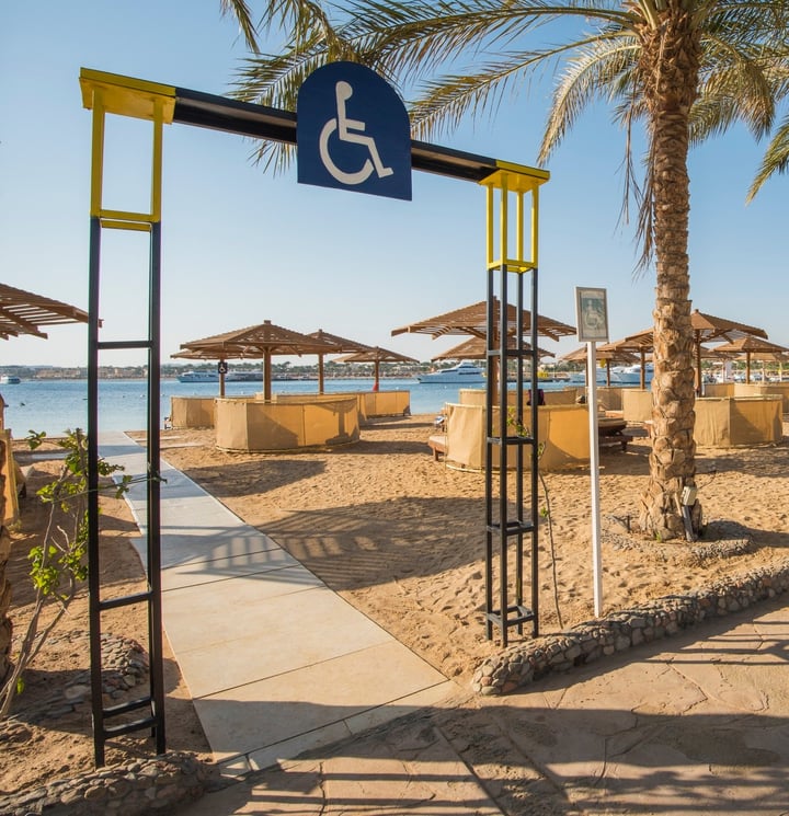 Accessible beach
